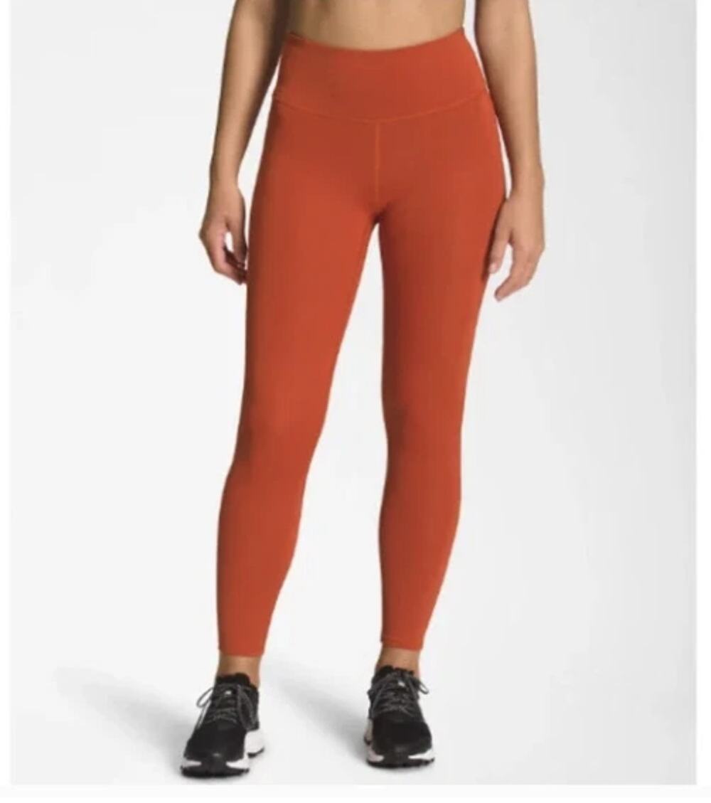 The North Face Womens Leggings Size XS Elevation 7/8 NWT Rusted Bronze UPF40+